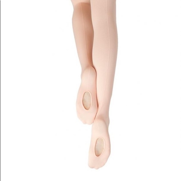 Capezio Professional Mesh Transition Tight w Seams - Picture 1 of 2